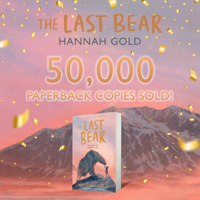 The Last Bear sells 50,000 copies!