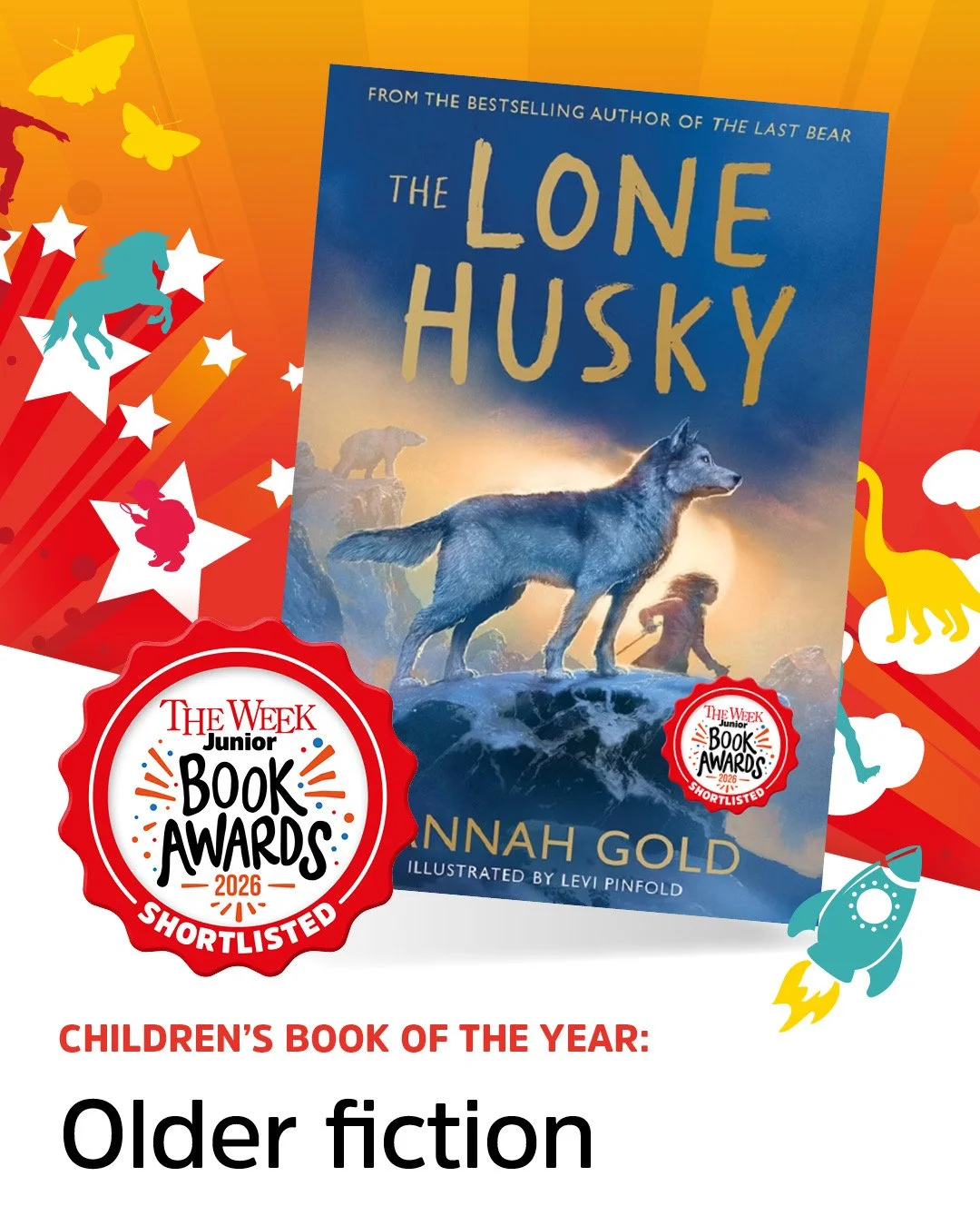 Vote for Lone Husky to WIN &amp; be in with a chance to win £300 in books