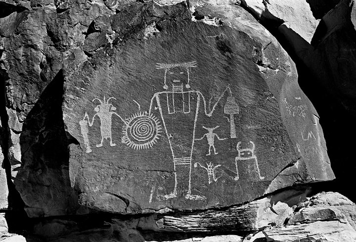 15 Warrior with spiral,Dinosaur National Monument,Utah,1986.jpg