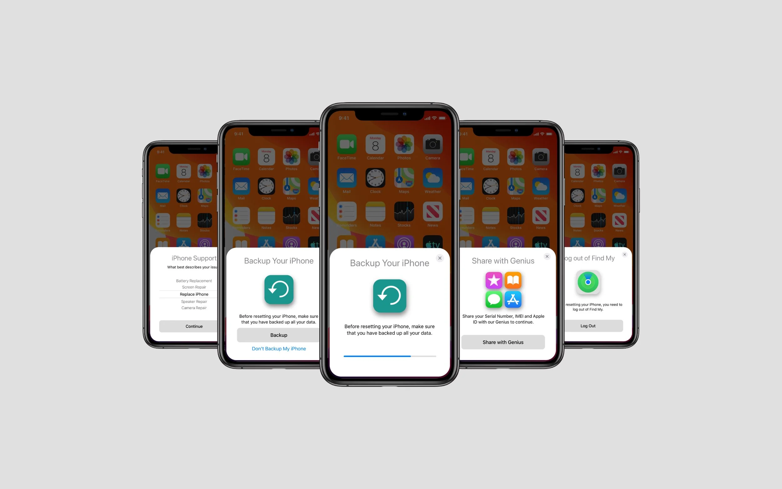 Genius Bar UI
