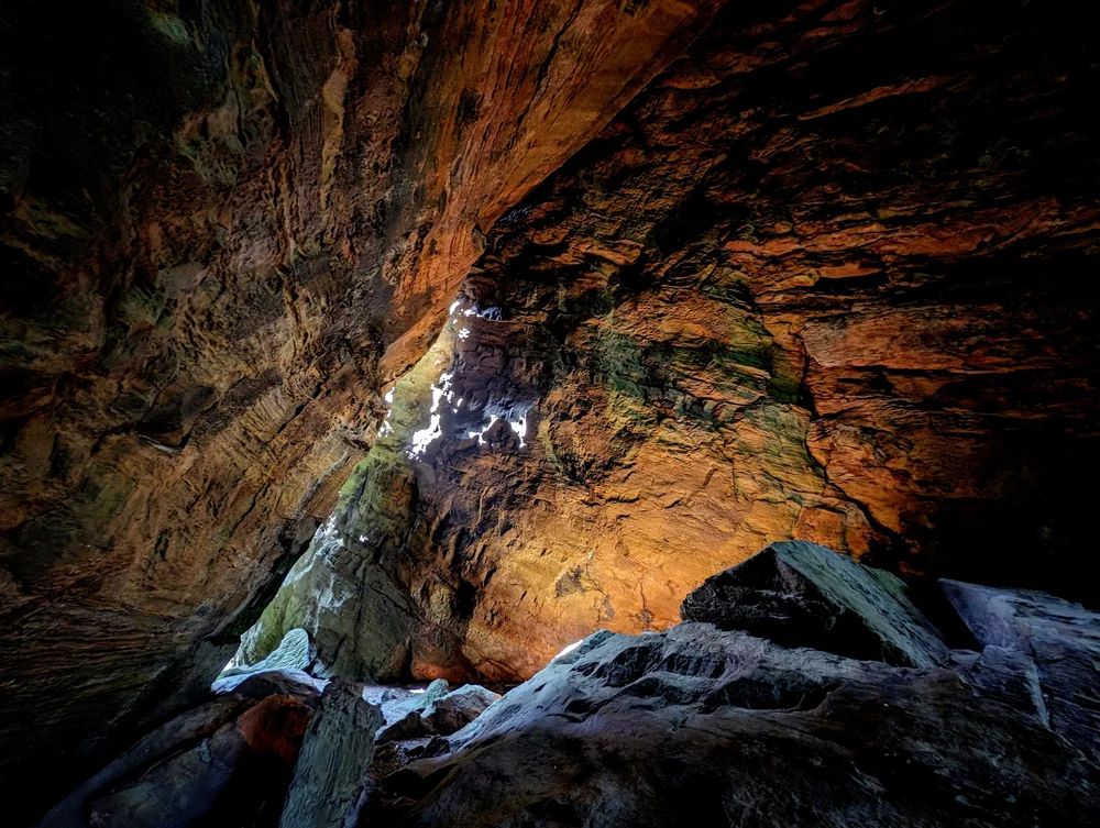 Looper Light Rocks Blue Heron Loop and Spurs from the Top — Kentucky Hiker Project