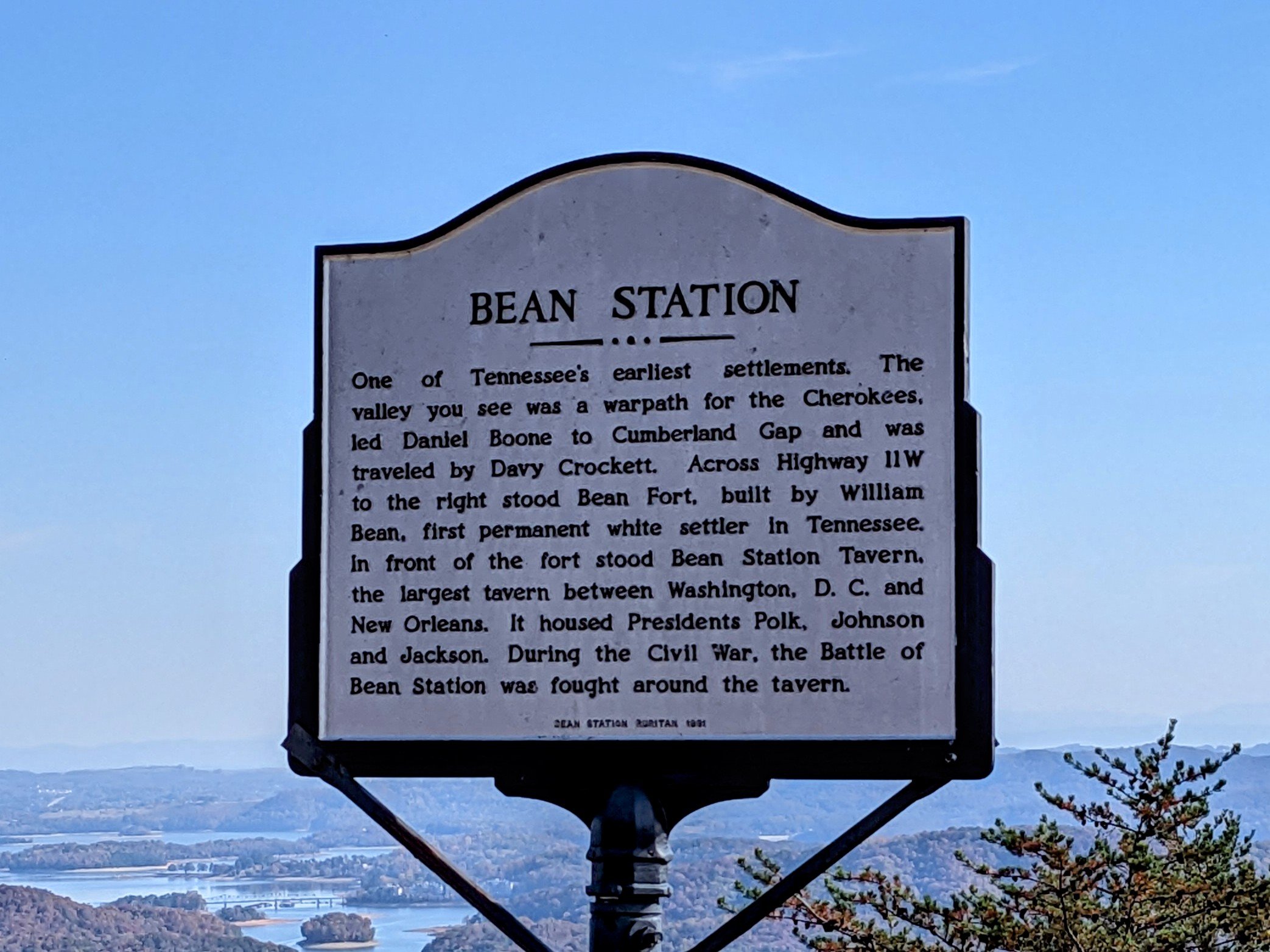 Veterans Overlook on Clinch Mountain - Courageous Christian Father