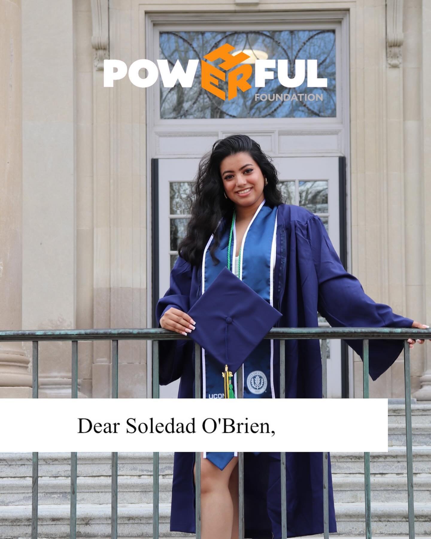 Congratulations to Naina Mirsha for successfully completing her economics degree at the University of Connecticut. 🎓

PowHERful takes great pride in our scholar achievement! Naina has expressed her gratitude for the Foundation through a heartfelt, h