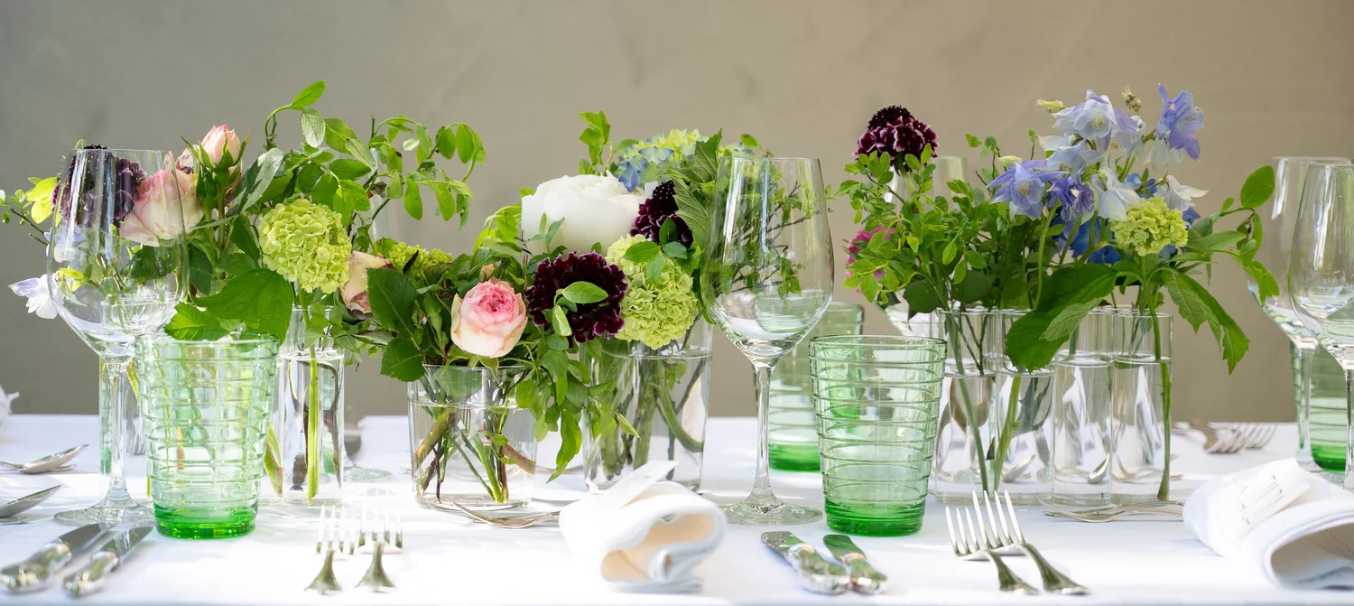 Blumentafel Blumen-Catering München