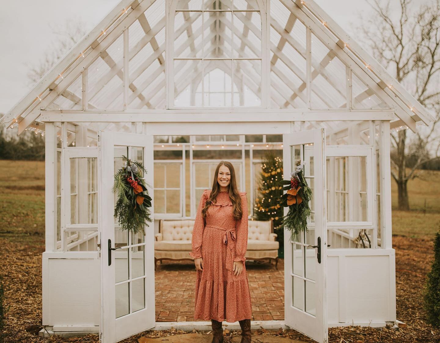 Building the greenhouse was definitely a labor of love. Most all of the materials were repurposed which I feel like just adds its quaintness. We collected the windows from a historic home right here in Russellville, the arch windows in the peaks are 