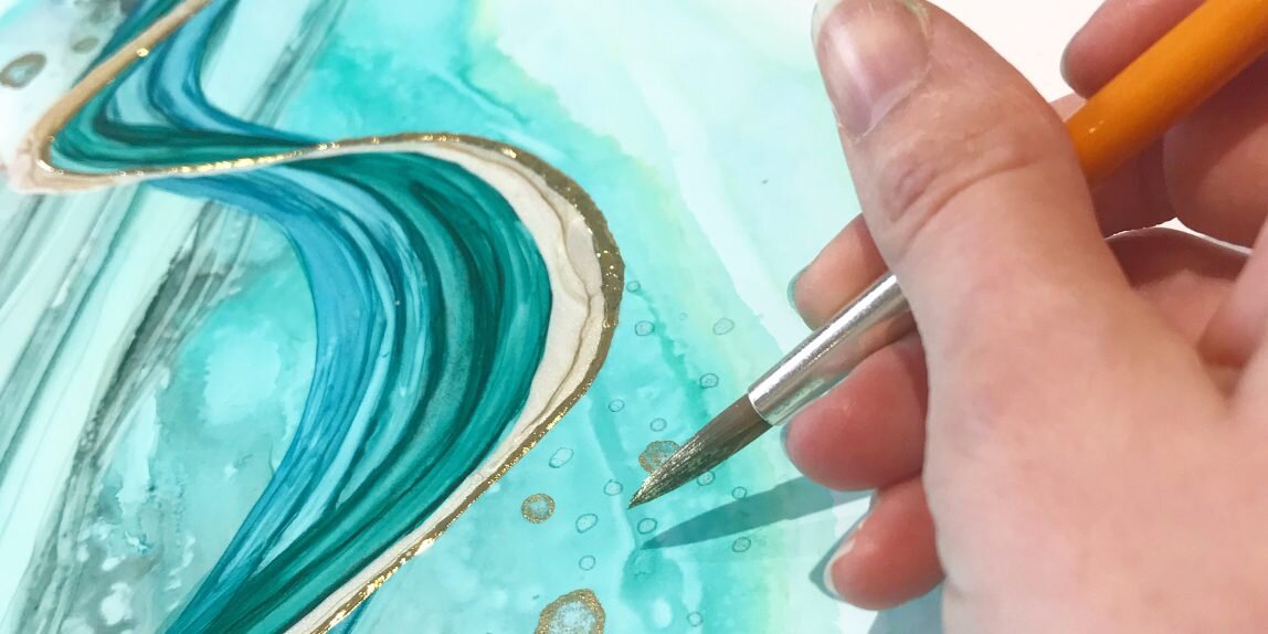 5 Frequently Asked Questions About Alcohol Ink — Jenna Ferguson Art