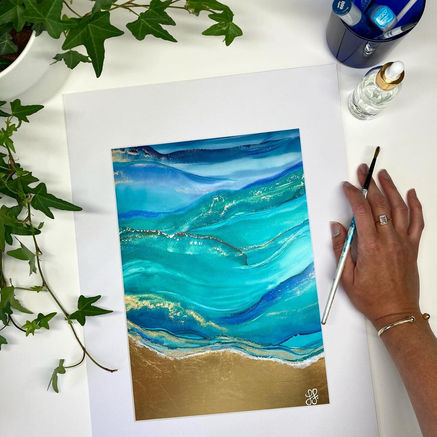 Water is my favourite thing to paint 🥰 🌊

I never tire of creating waves and ripples and taking inspiration from sunlight glistening on water. I find the movement of painting water to be incredibly relaxing and it&rsquo;s the style of artwork I alw