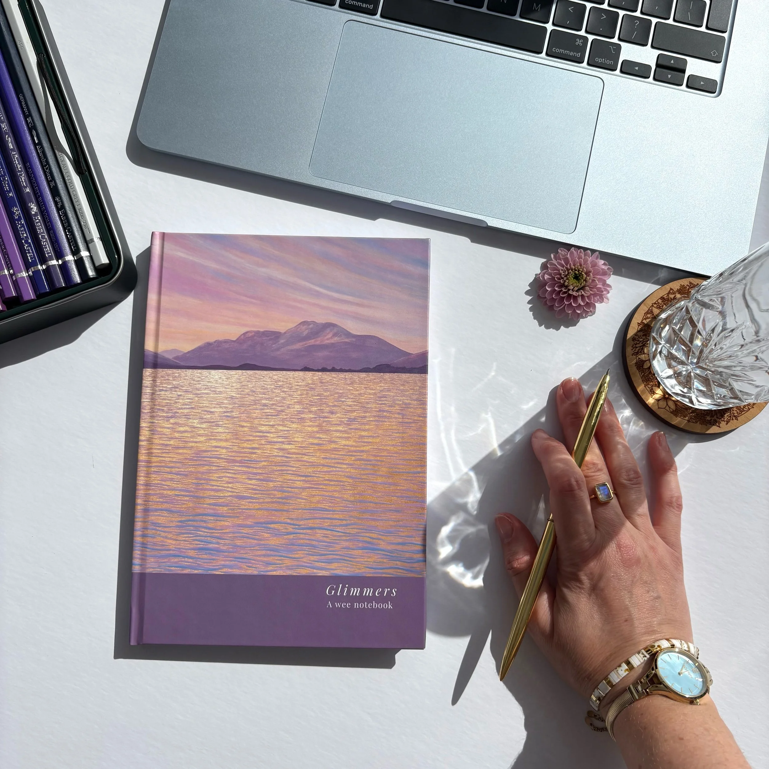 Hardback Notebook: 'Home Is Wherever I'm With You'