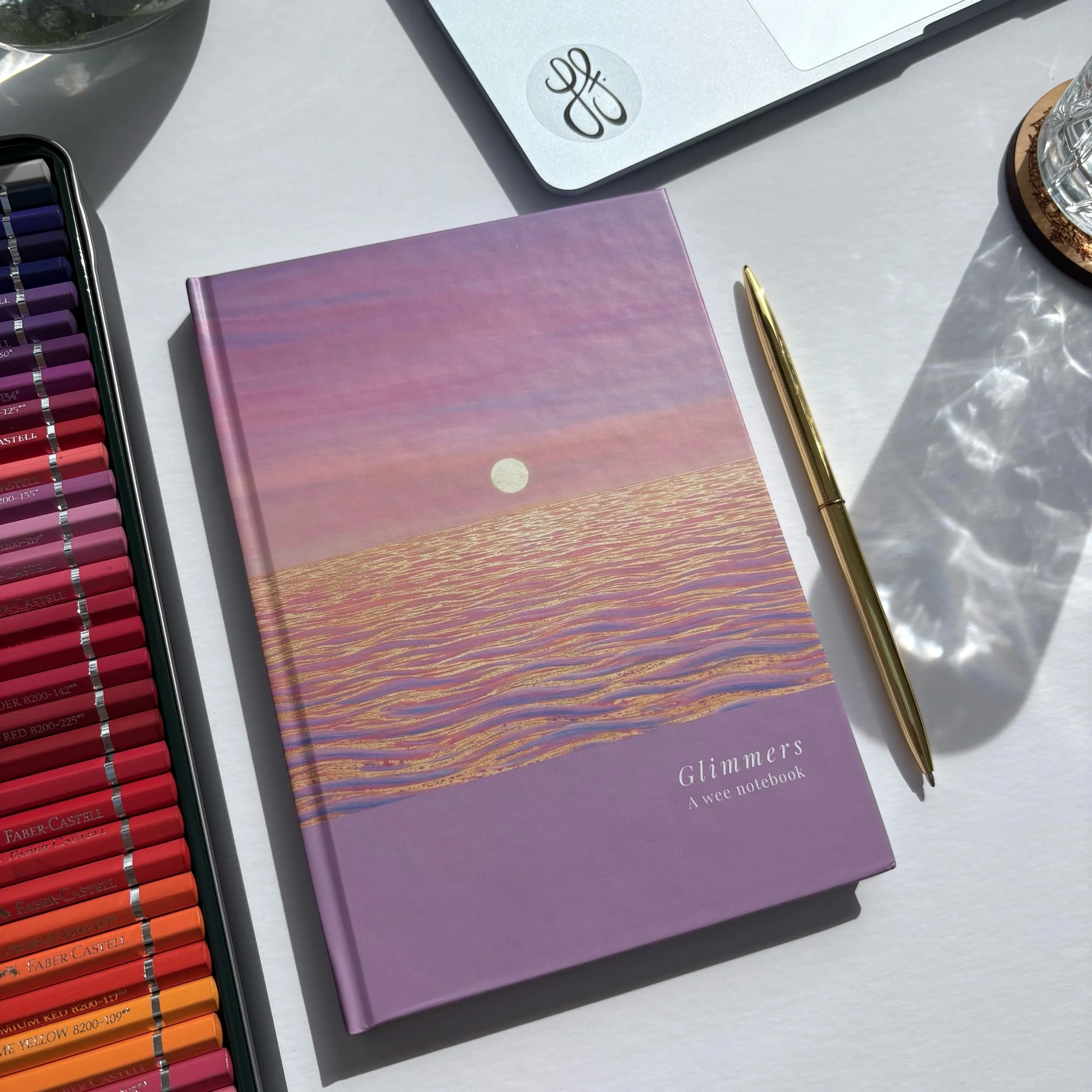 Hardback Notebook: 'Each New Day Is A Gift'