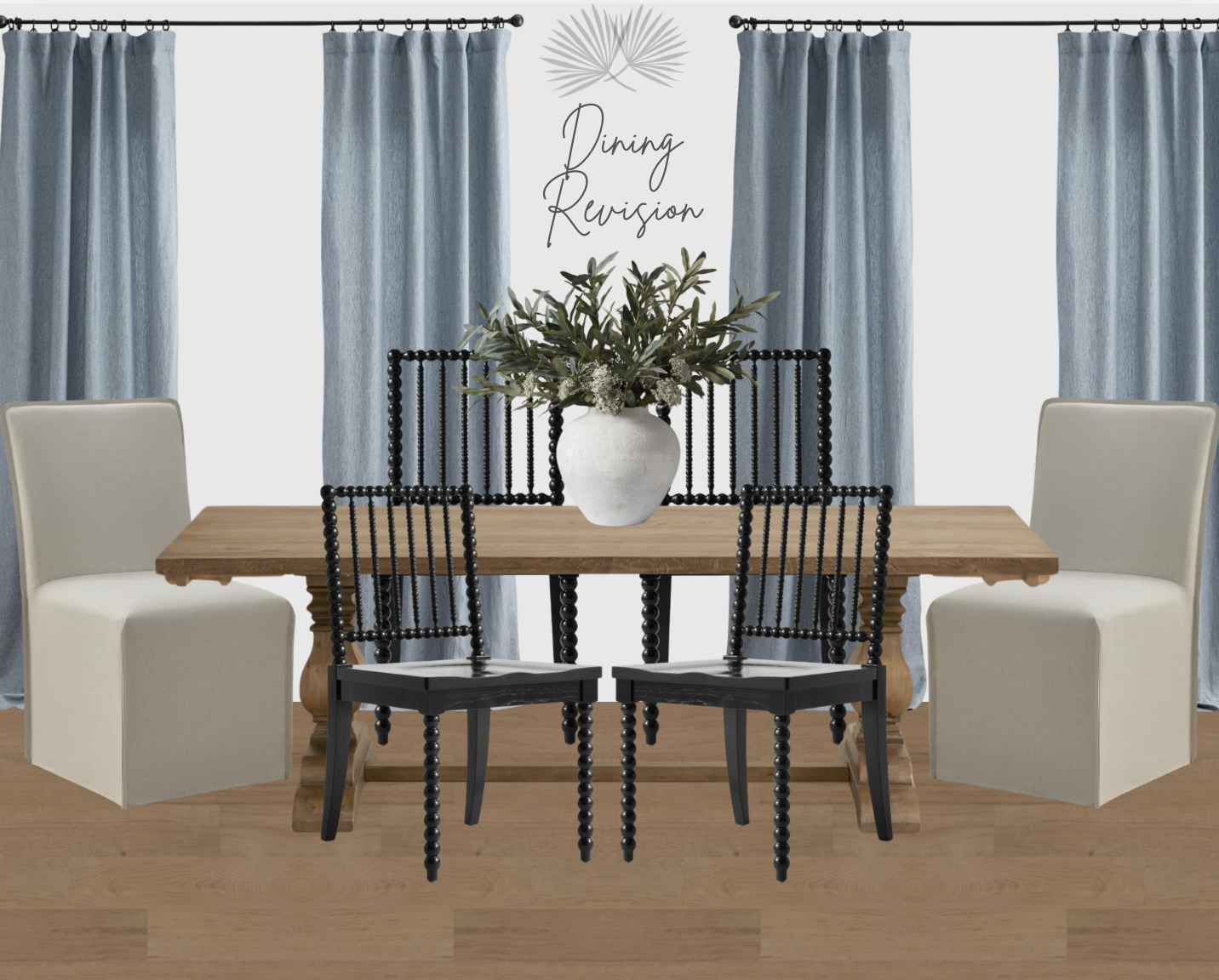 Dining, Mudroom, Finishing selections for Pantry and Living Room