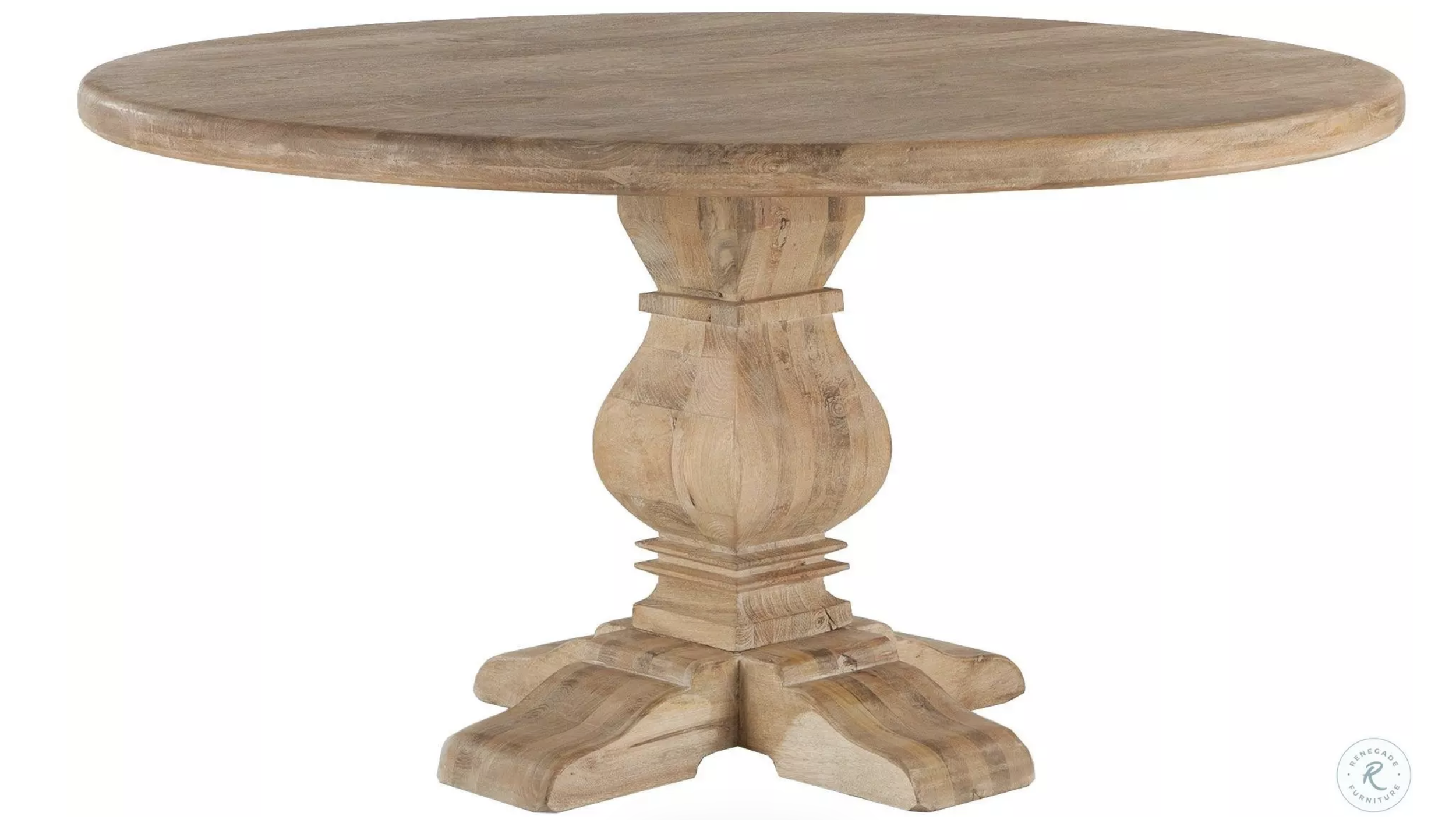 Pengrove Antique Oak 60" Round Dining Table