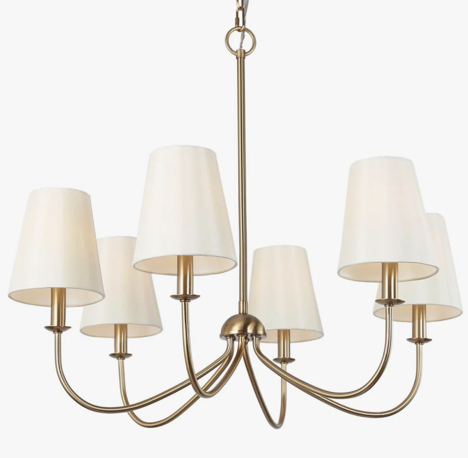 Abbiney 6-Light Dimmable Candle Style Chandelier with Adjustable Height, x 6