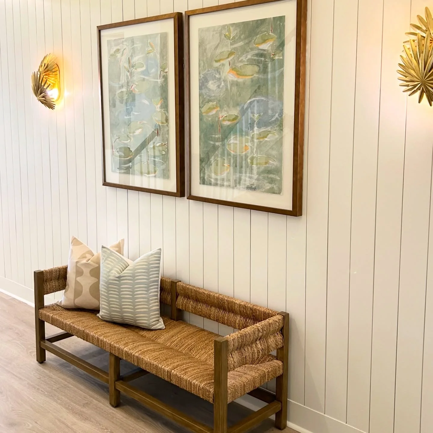 Entry hallway setting the tone for the rest of this client&rsquo;s home! ✨