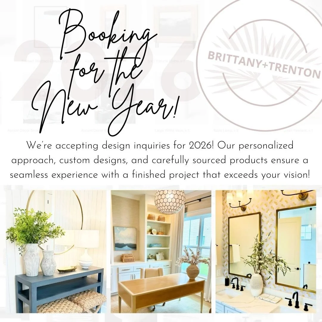 2026 design inquiries are open! 🗓️ As we wind down 2025 and plan ahead, let&rsquo;s bring your vision to life in the new year! ✨