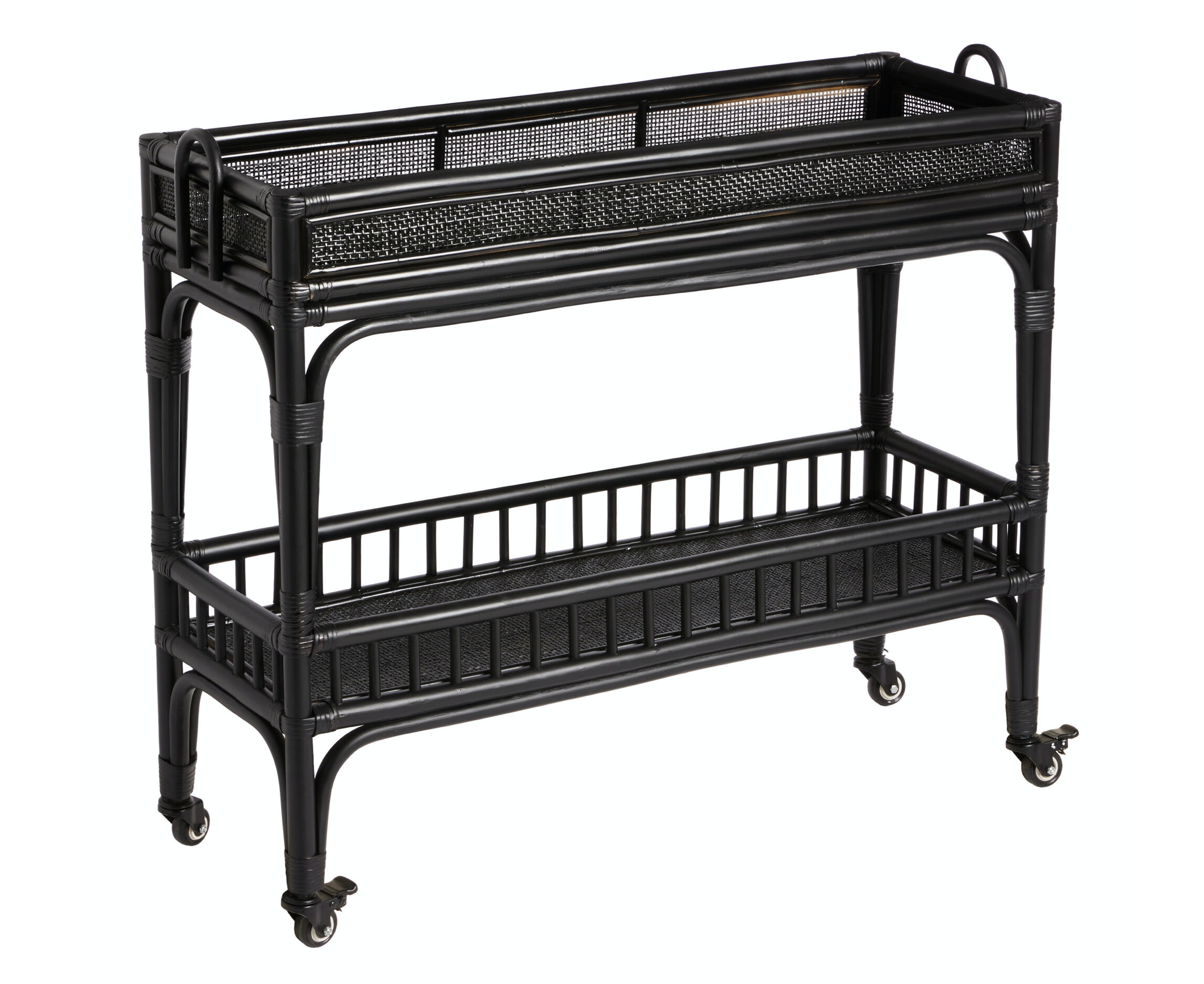 Rattan Bar Cart