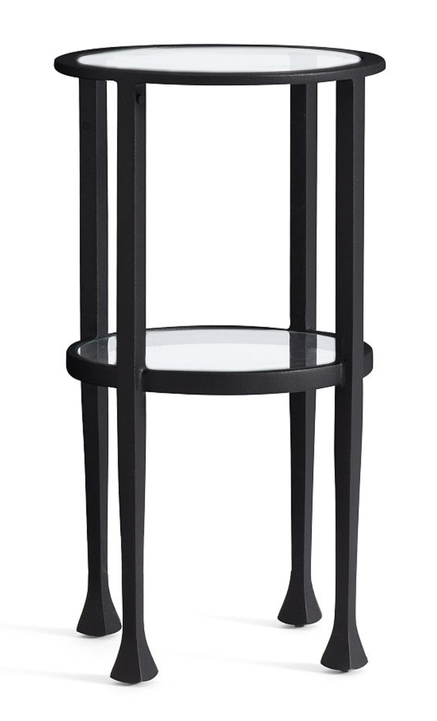 Tanner Round Glass Accent Table