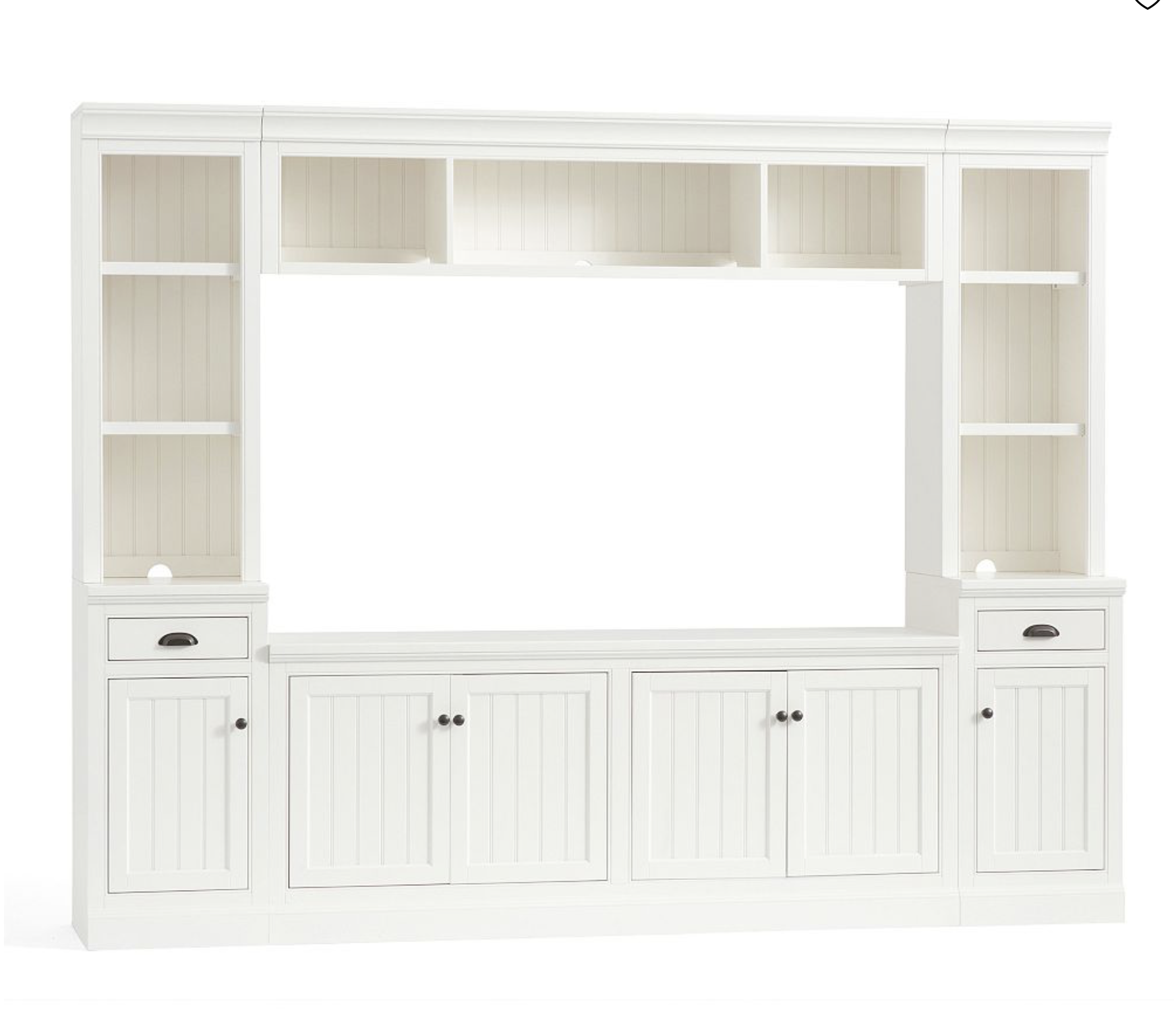 Aubrey Modular Media Collection, Dutch White 