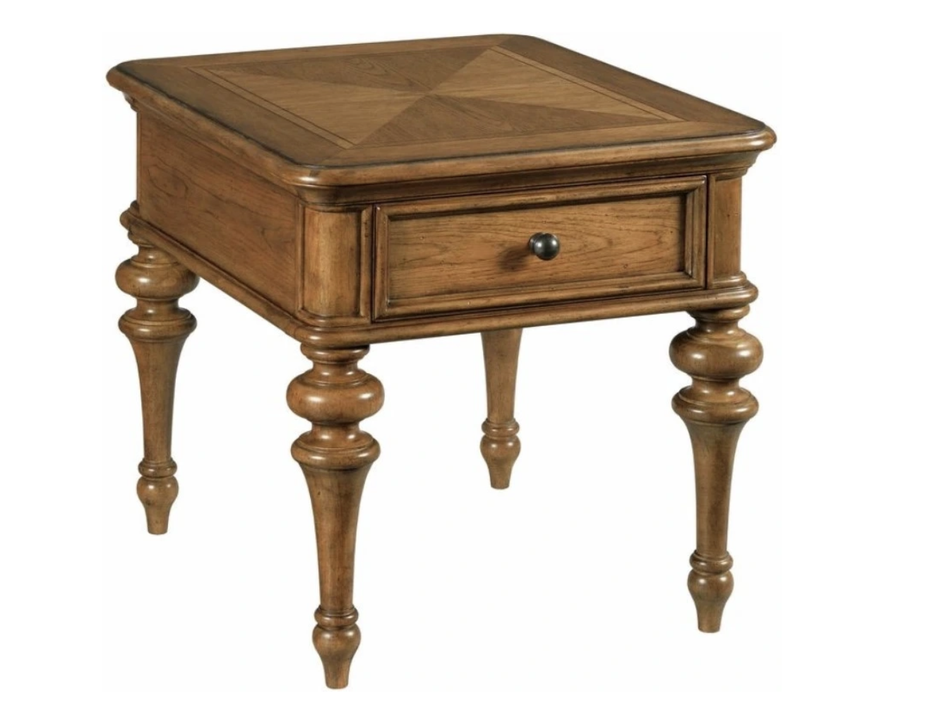 Pearson Cognac Rectangular End Table