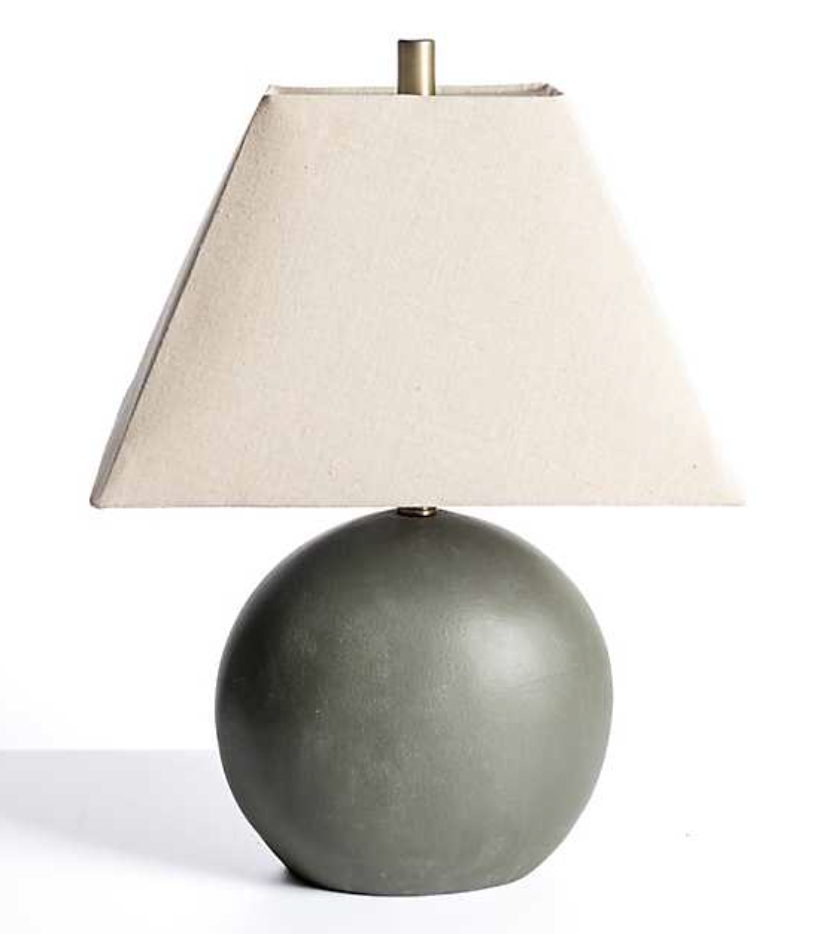 Olive Green Table Lamp