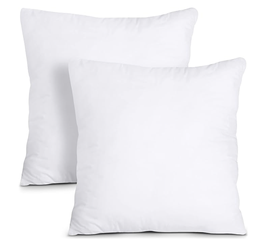 Throw Pillow Inserts - Go up one size