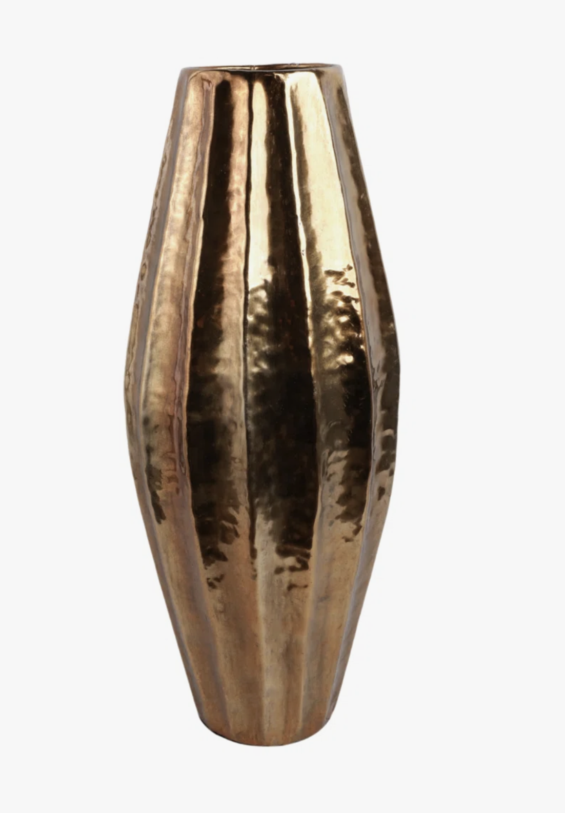 Laynette Modern Metal Floor Vase 