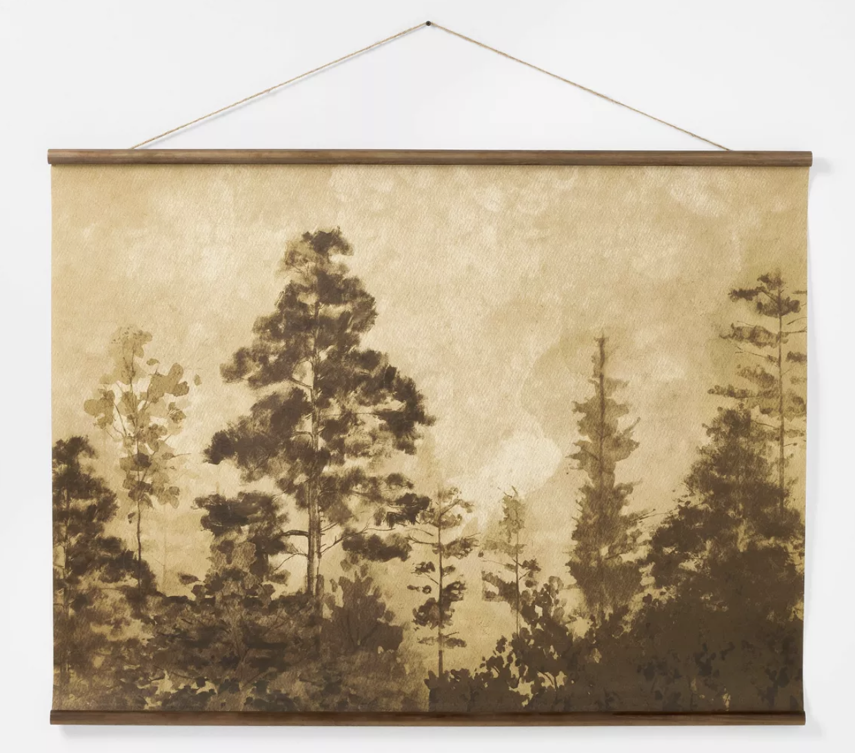Sepia Wilderness Paper Banner