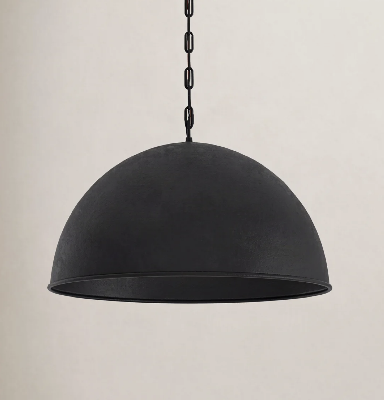 Najuma Dimmable Single Light Pendant, Vintage Black, 12.75" H x 20" W x 20" D, x 2