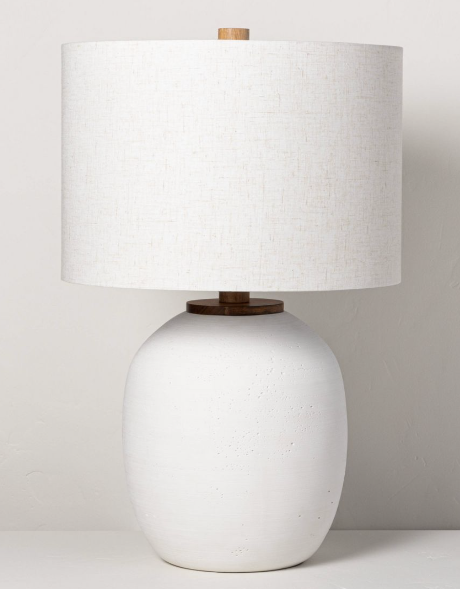 Resin Table Lamp, x 2