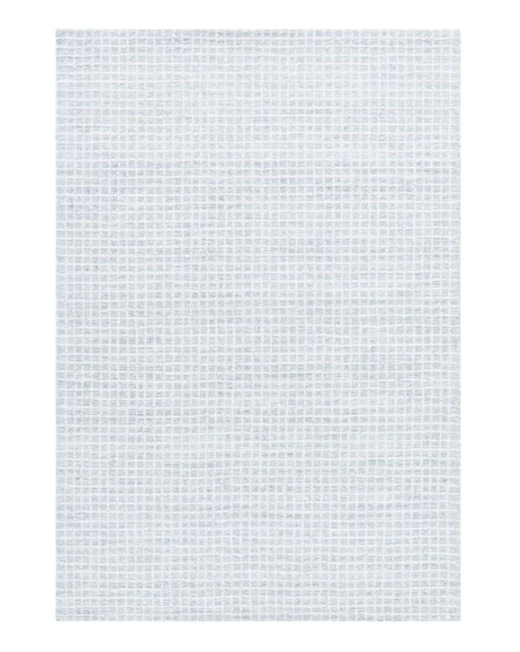Area Rug, Grey/Blue, 3' X 10' Runner