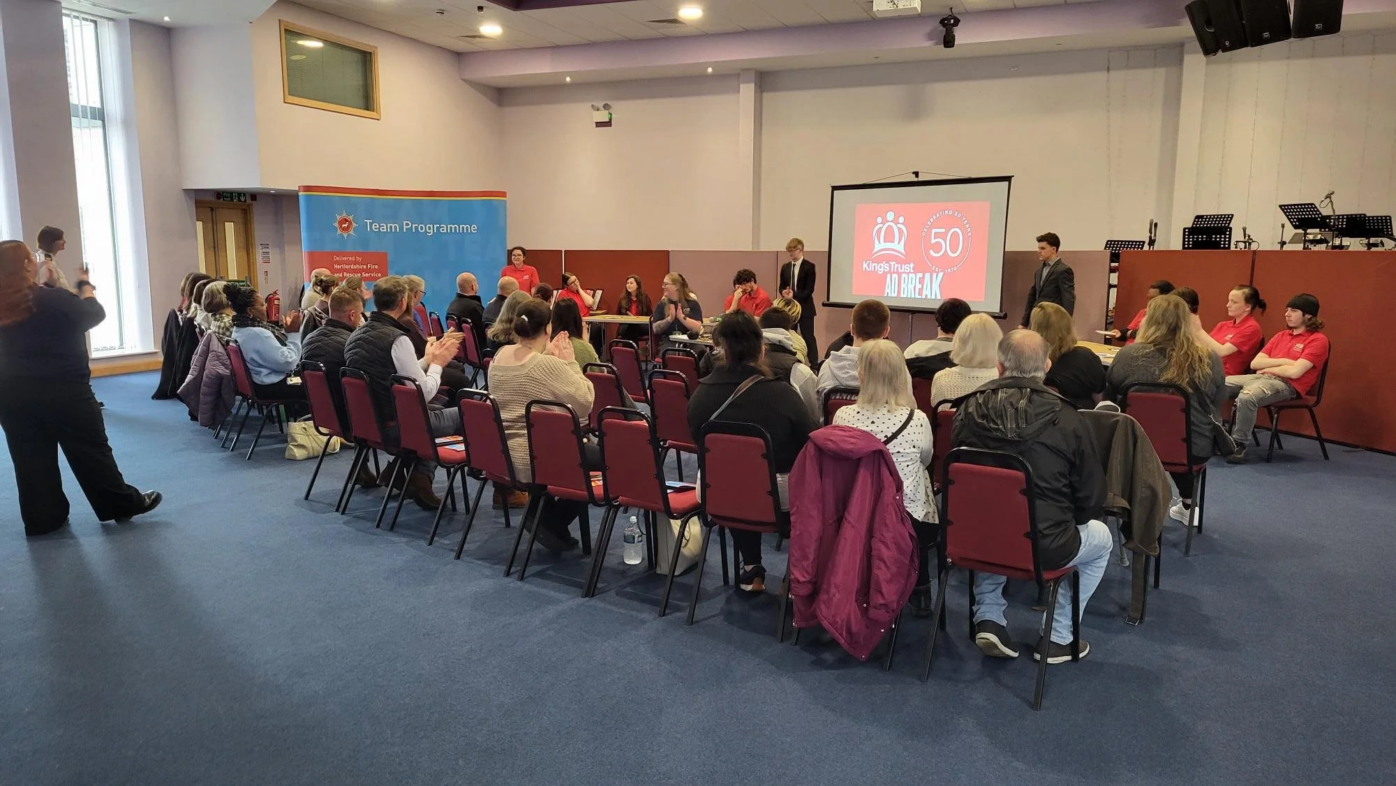 SHC welcome back the ‘Kings Trust’ Youth Team Programme for their Awards Ceremony