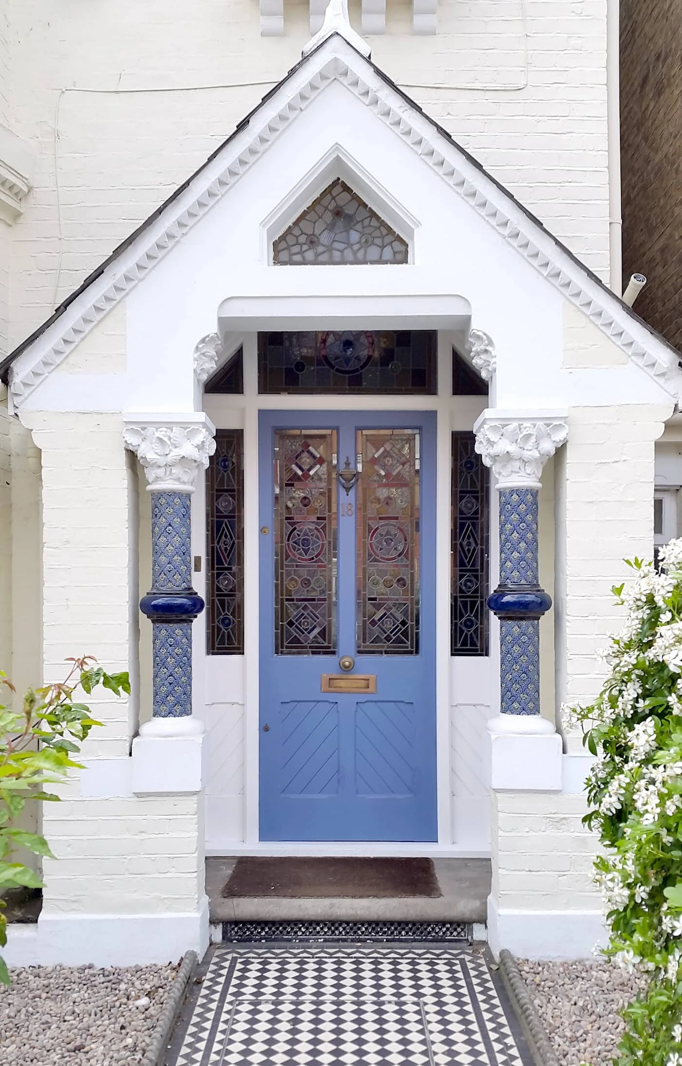 No. 18 Thurleigh Road with Doulton faience