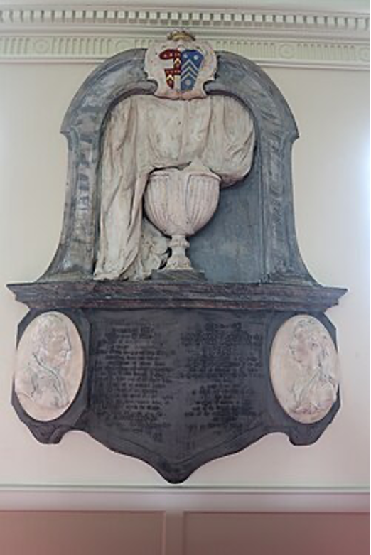 A photograph of the Bolingbroke monument in St Mary's Church