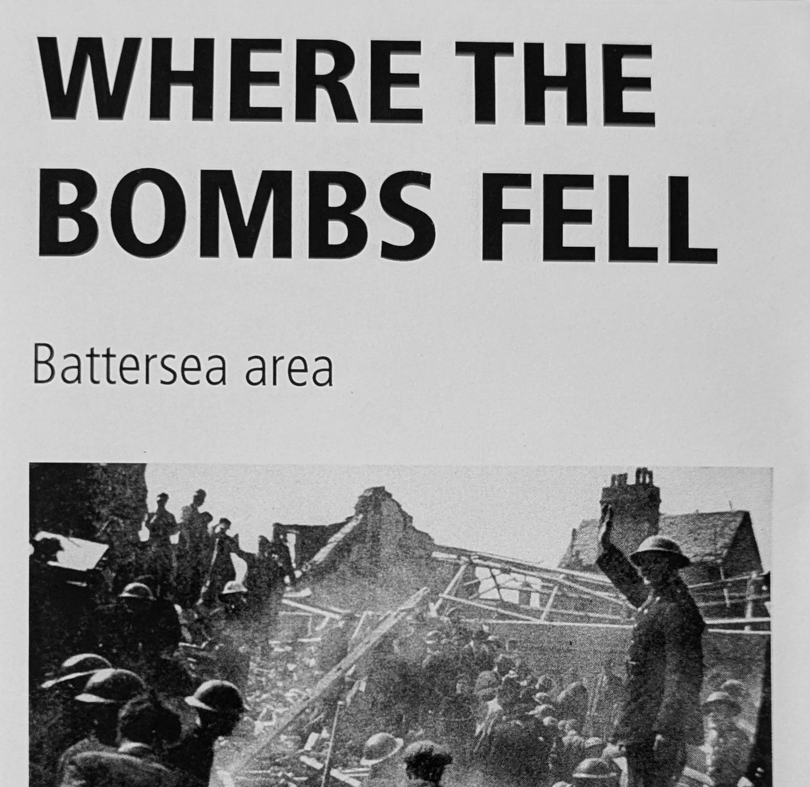 Where the Bombs Fell:  Battersea Area