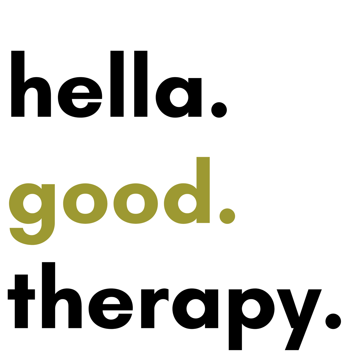 Hella Good Therapy