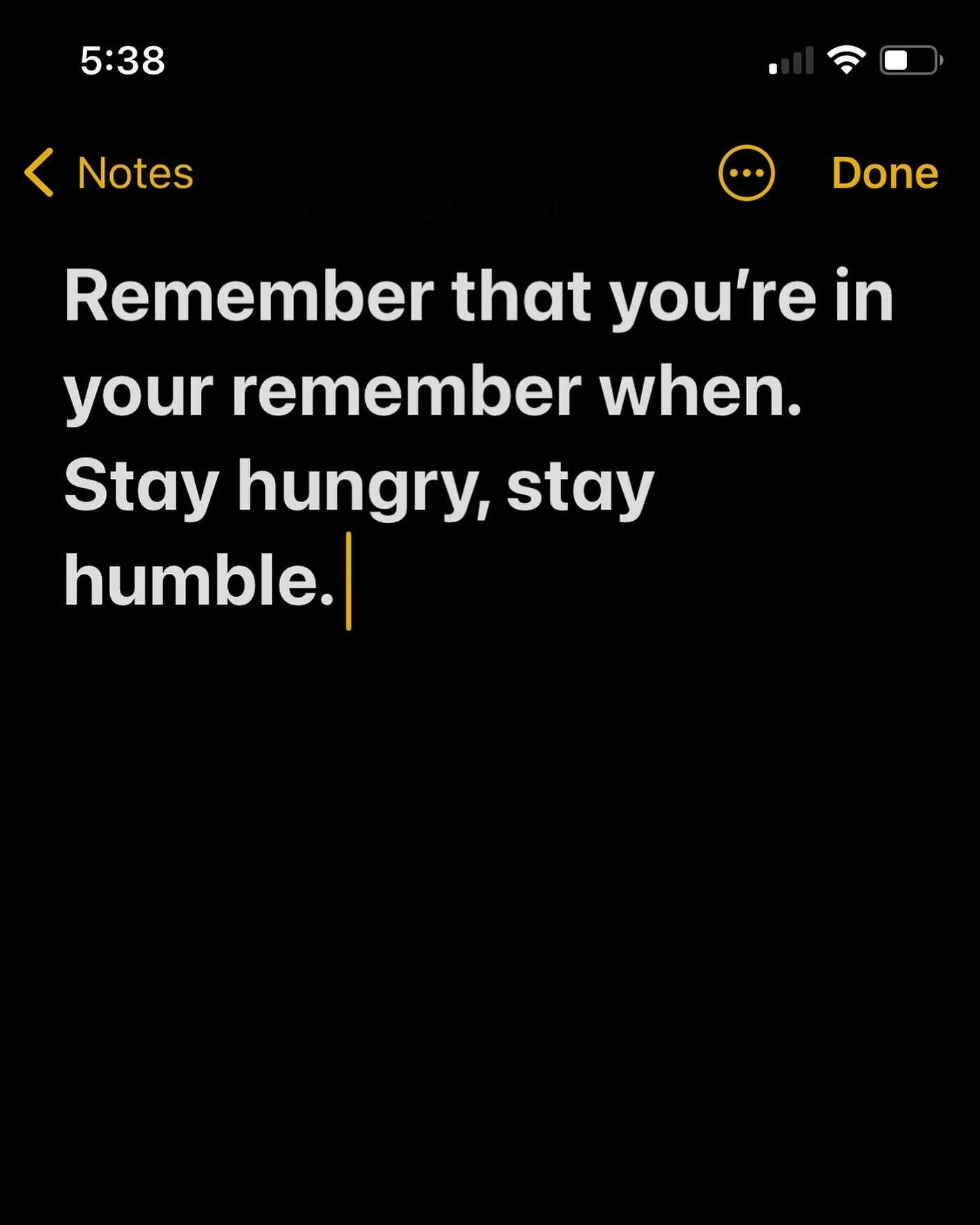 Telling myself this a lot lately. #growth