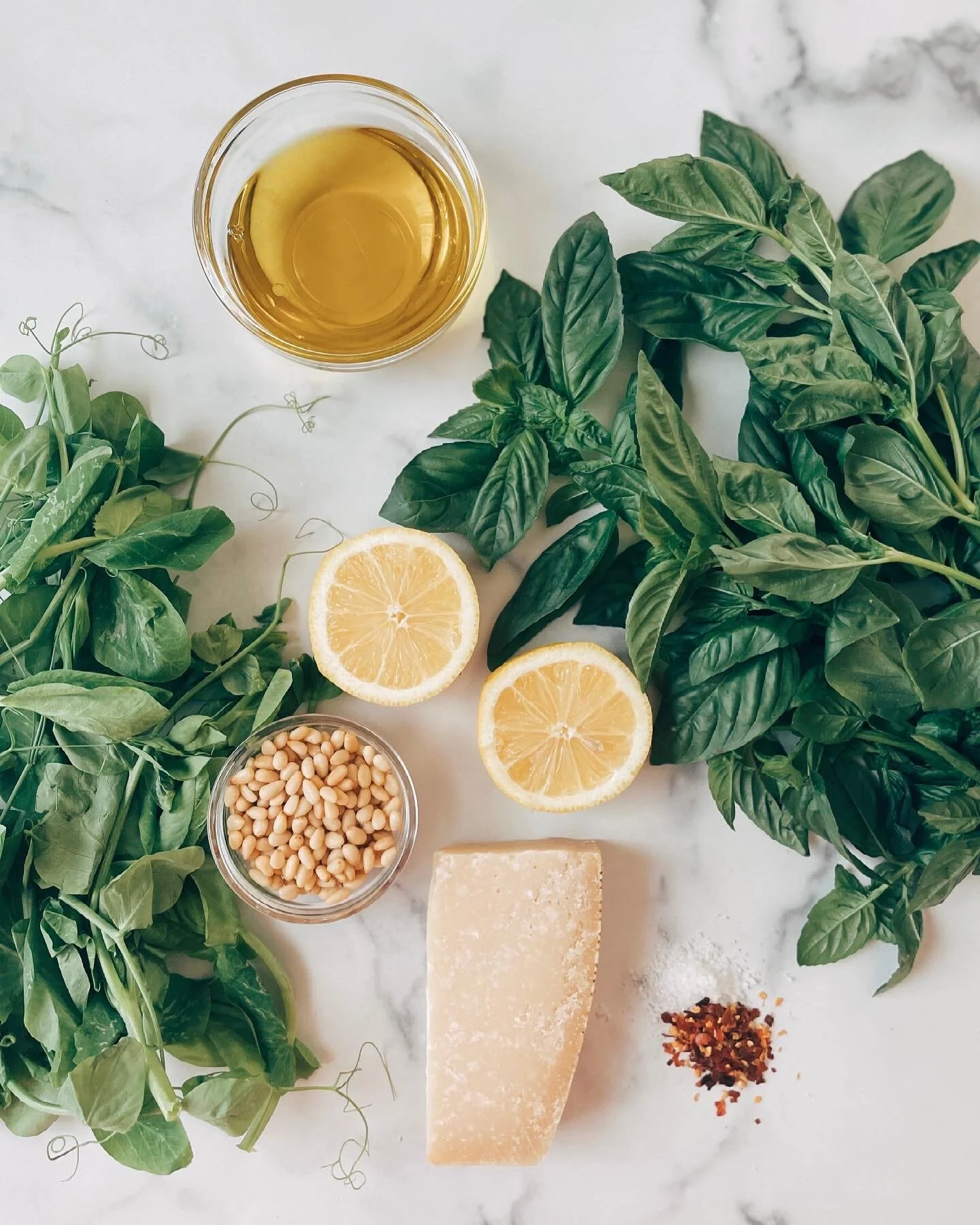 Pea Shoot Pesto Homebody