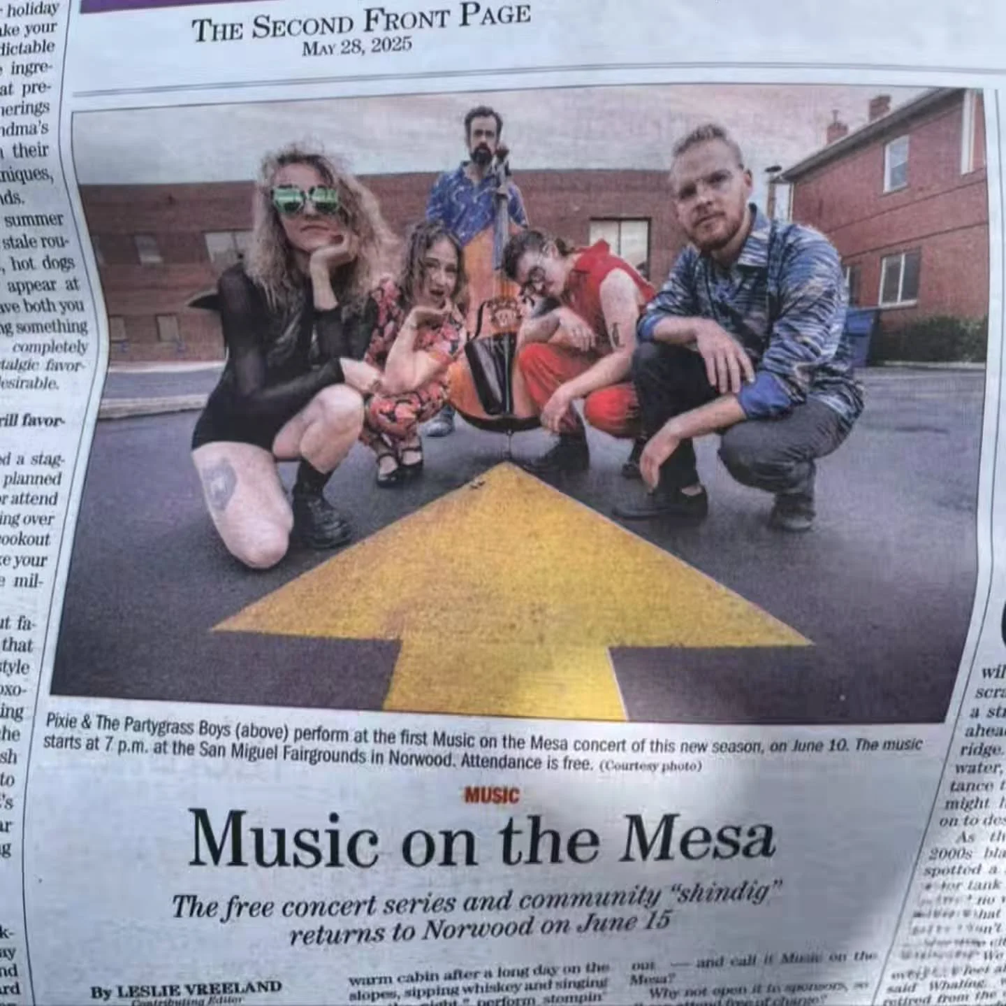 Look no further for your Father's Day activity or the next best thing to do on a Sunday!

Music on the Mesa kicks off the summer season with a FREE concert from Pixie &amp; The Partygrass Boys June 15, 7pm!

📍San Miguel County Fairgrounds, Norwood, 