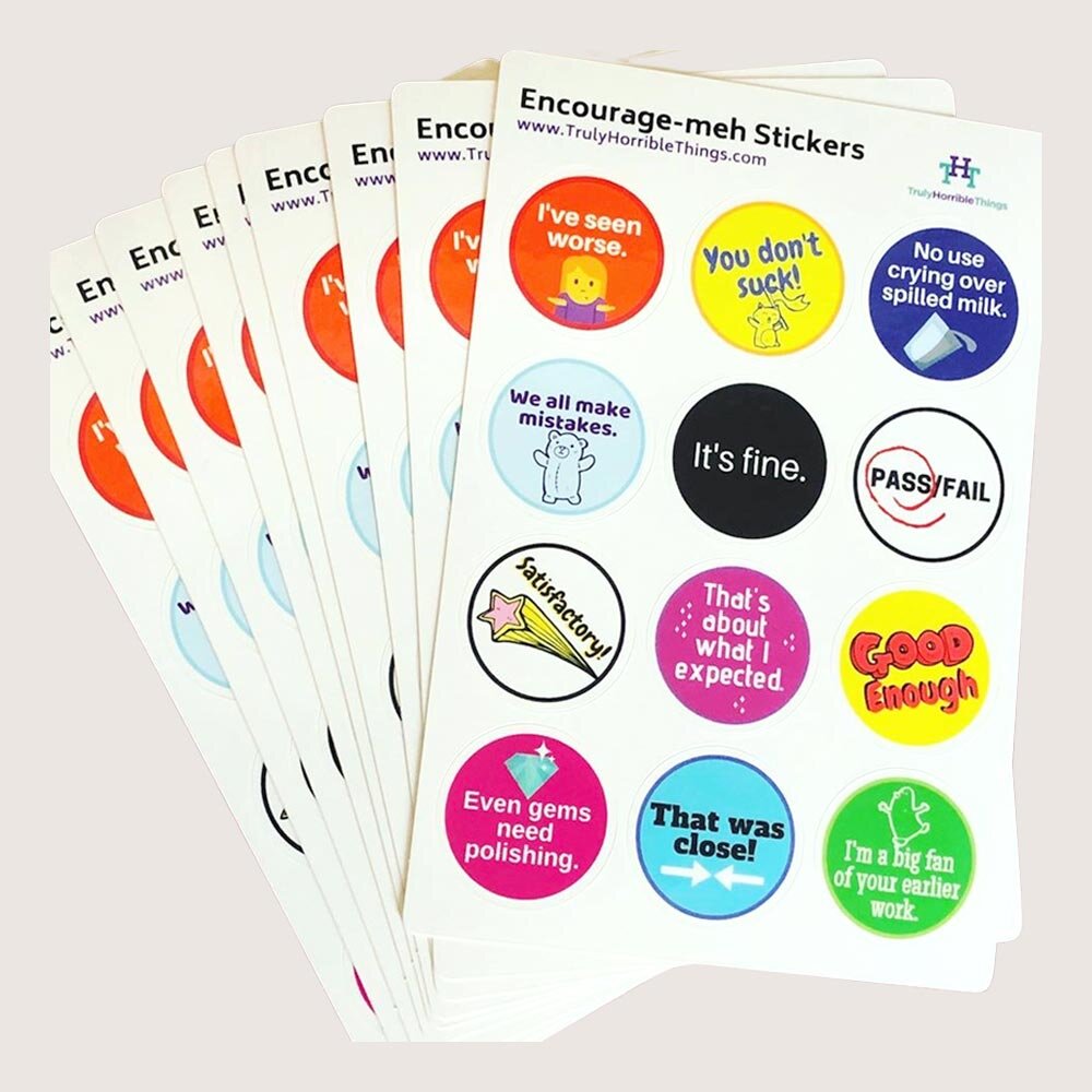 Teacher Stickers — Truly Horrible Things | Card Games and Gifts