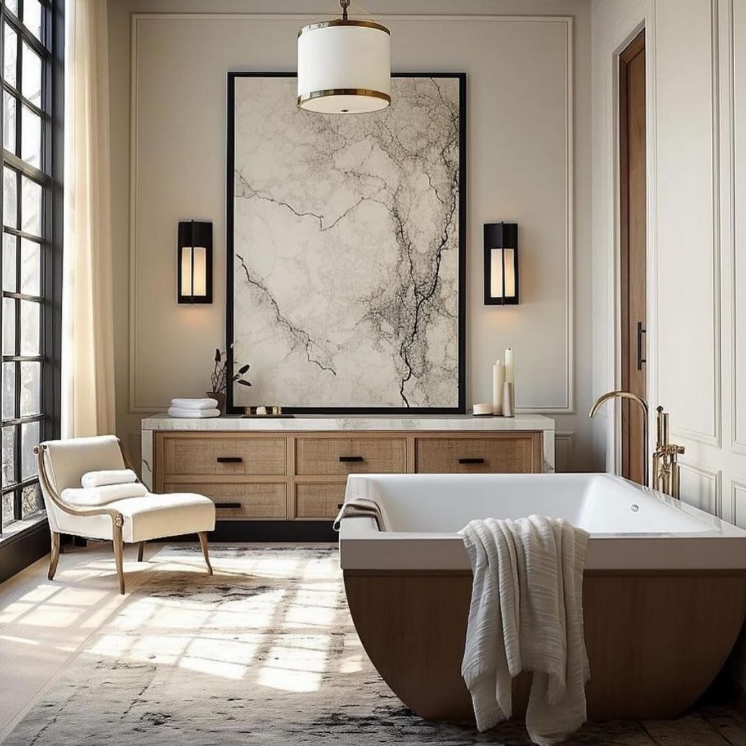 Loving everything about this #dreamtubtuesday 🛁✨

Thank you @sophmiller for sharing this one with me! 🩶🩶

📸: @houseliftdesign 

#luxurybathtub #bathtub #bathroom #bathroominspo #dreamtub 
#luxuryhomes #luxurytravel #luxurydesign #bathroomremodel 