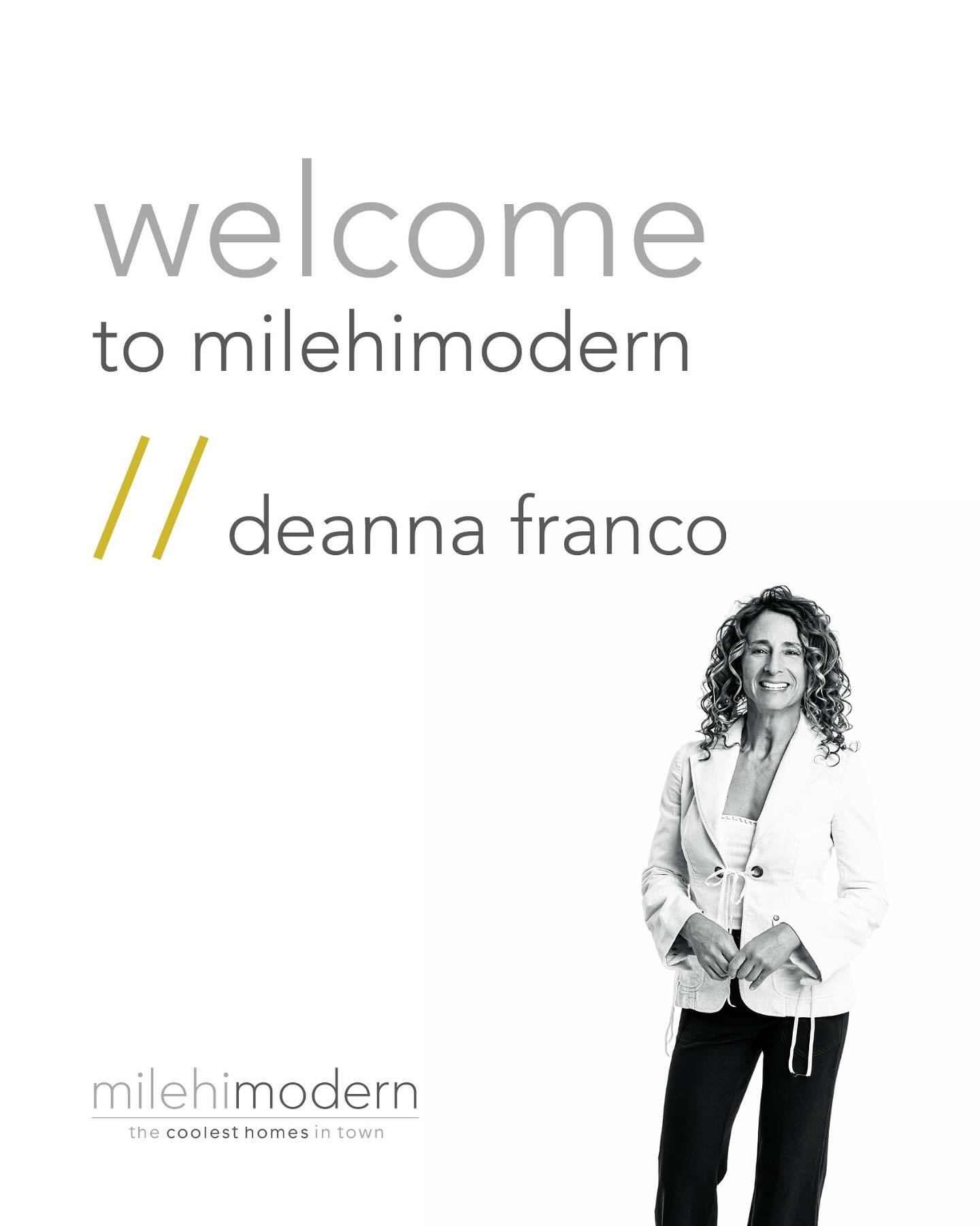 So excited to finally announce that Deanna Franco has joined milehimodern! ✨✨

With nearly three decades of experience in Boulder County real estate, Deanna is a trusted name among discerning buyers, seasoned sellers, savvy investors and industry pro