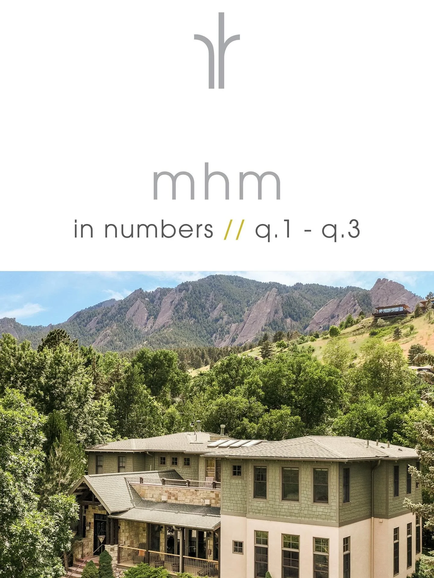 Excited to share @milehimodern&rsquo;s numbers through Q3 of 2025! ✨✨

✨1 in every 4 sales over $2M in boulder county had mhm representation

✨ mhm listings in boulder county spent 29% less time on market at 32 days
vs. the market average of 45

✨ mh