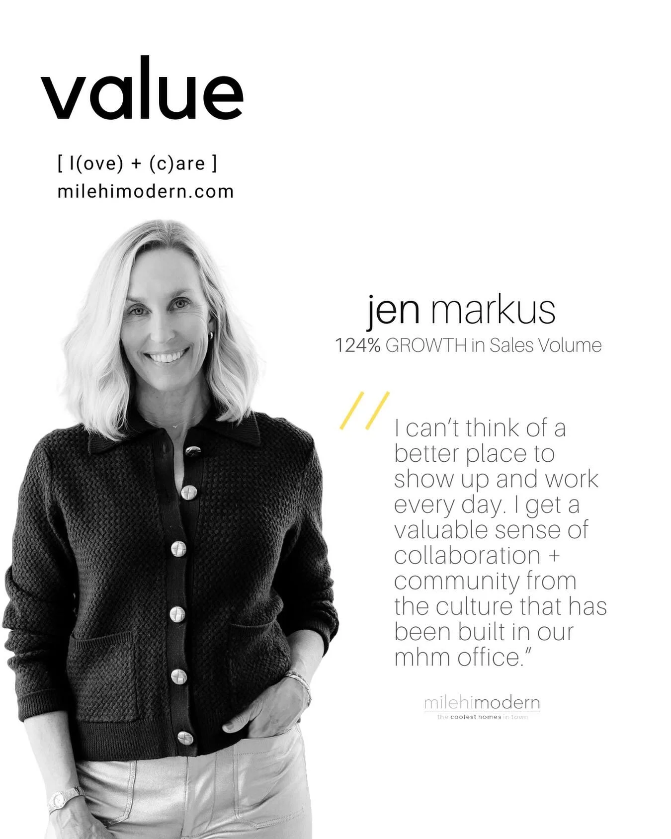 Congratulations @jenmarkus_milehimodern on your incredible success this year!  It has been so amazing to see your continued growth and we are so grateful to have you as a part of our @milehimodern community. I can&rsquo;t wait to see what 2026 brings