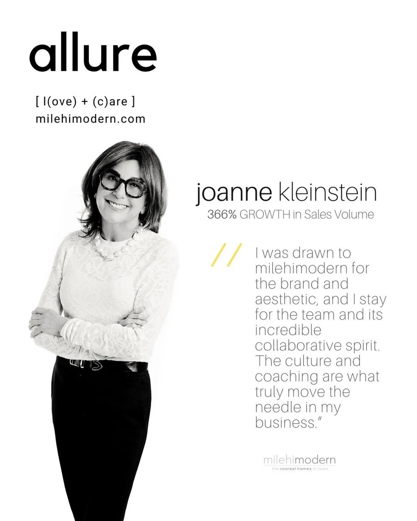 Huge congratulations to @jpkleinstein on your incredible 366% growth in sales volume this year! 🌟 

#milehimodern #thecoolestbrokersintown #mhmhomes #businessgrowth #growth