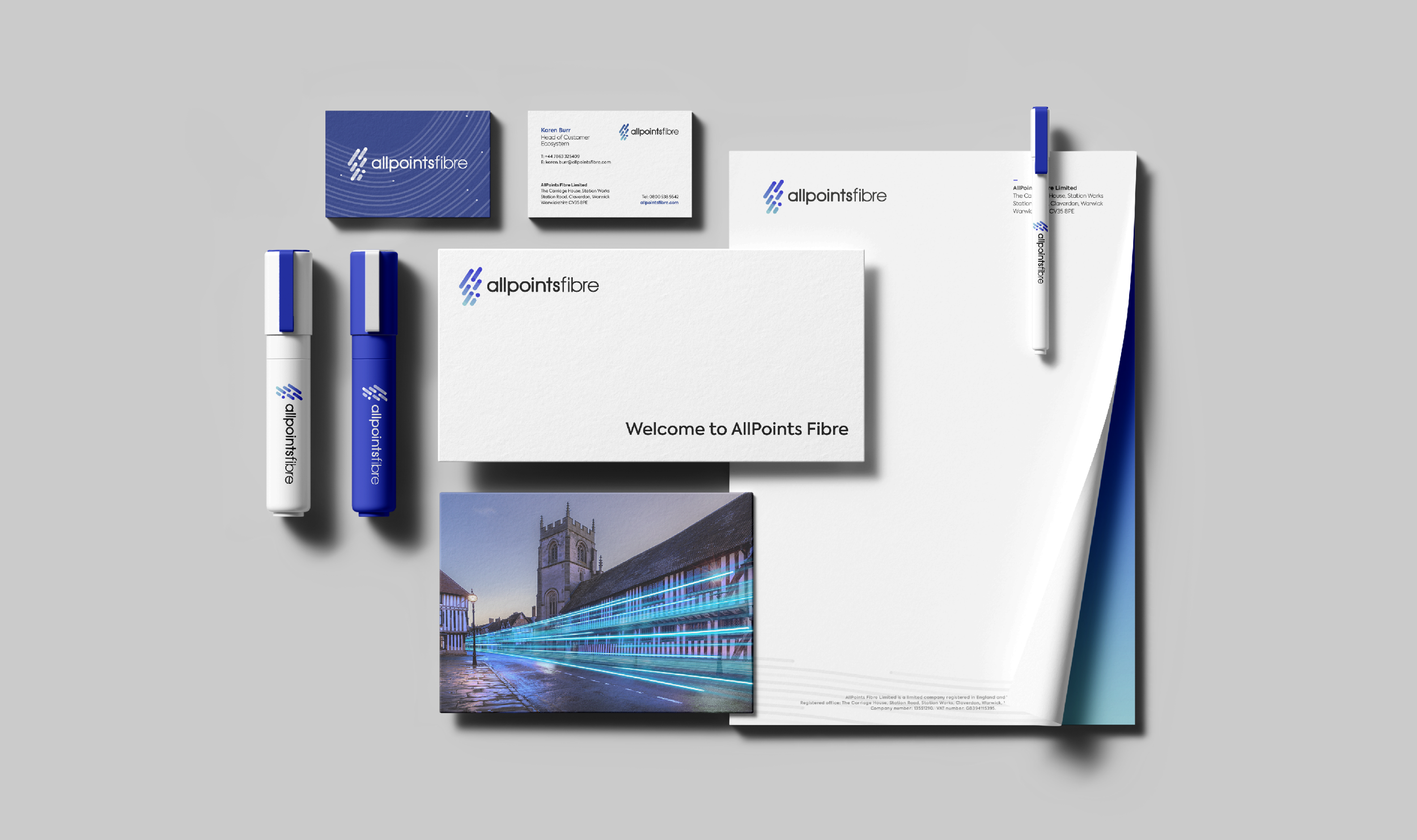 AllPoints Fibre – Brand Identity