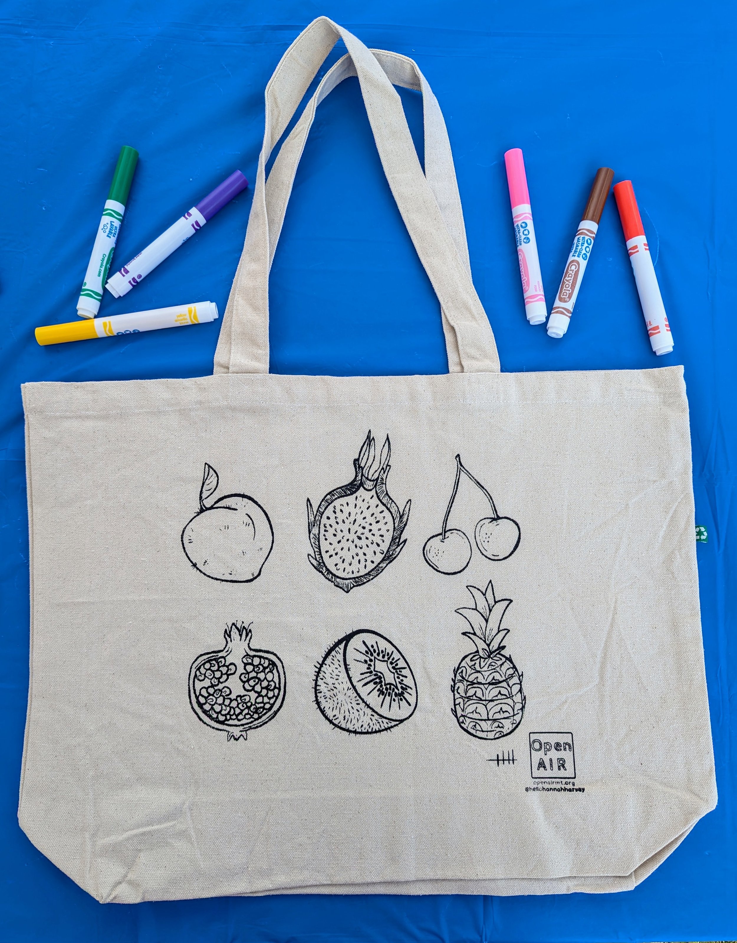 Veggie Tote - Design by Hannah Harvey
