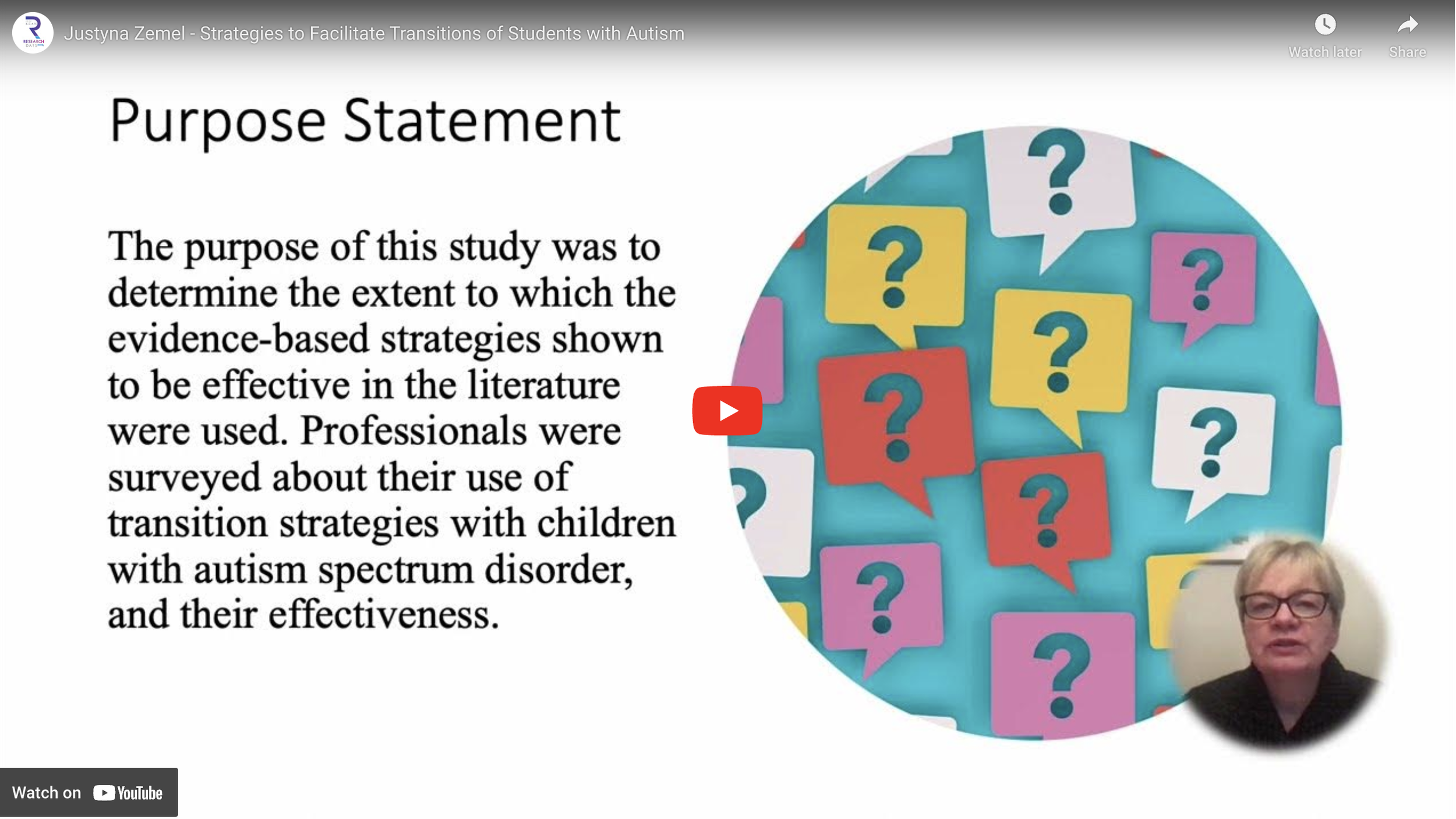Strategies to Facilitate Transitions of Students with Autism