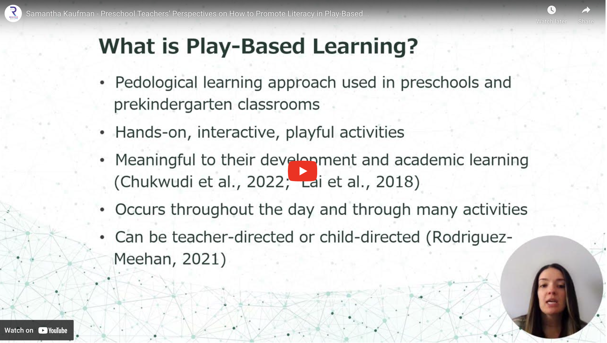 Preschool Teachers’ Perspectives on How to Promote Literacy in Play-Based Learning