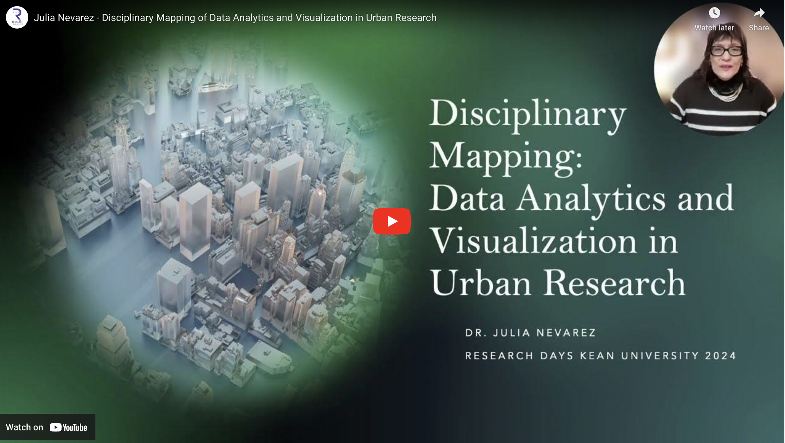 Disciplinary Mapping of Data Analytics and Visualization in Urban Research