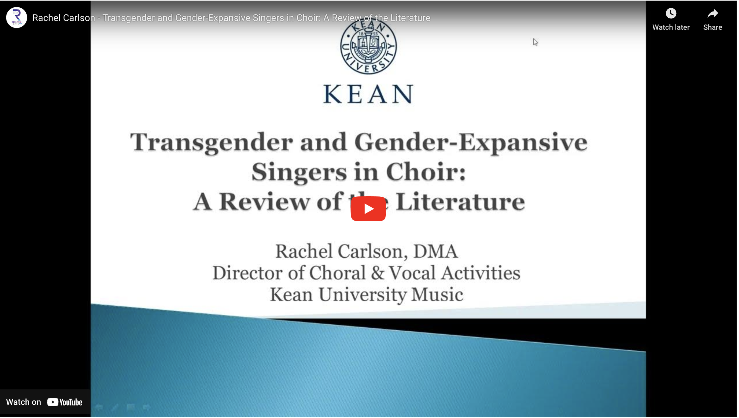 Transgender and Gender-Expansive Singers in Choir: A Review of the Literature
