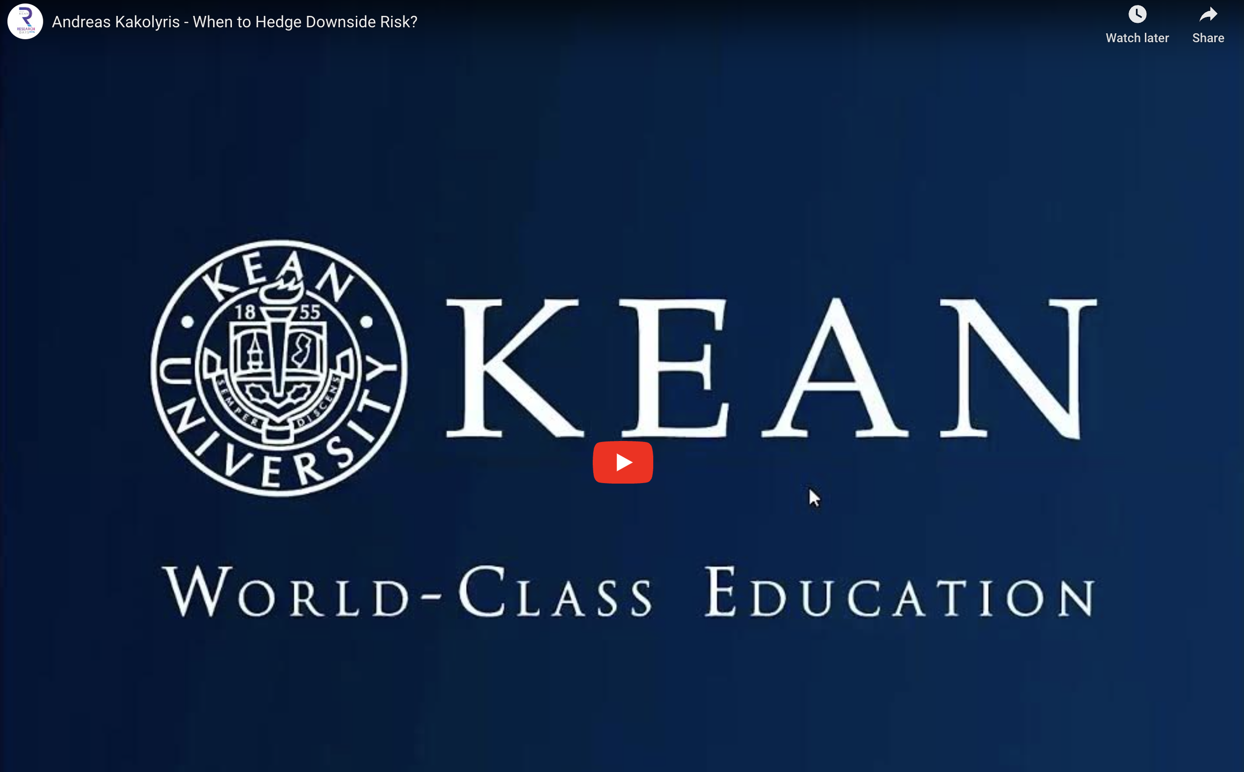 When to Hedge Downside Risk?